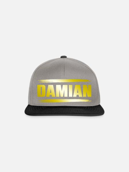 Damian - Snapback Cap - Graphit/Schwarz