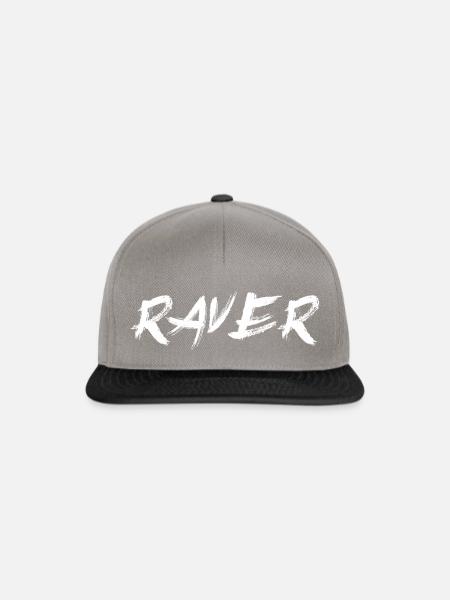 Raver - Techo - Snapback Cap - Graphit/Schwarz