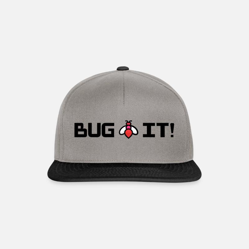 Ich muss alle Bugs töten! - Snapback Cap - Graphit/Schwarz