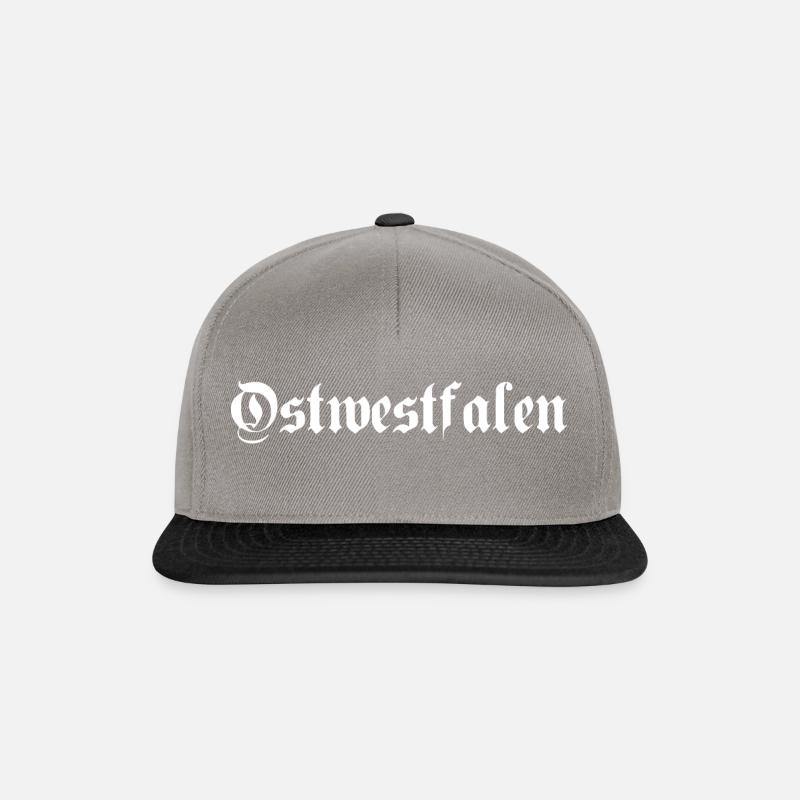 Ostwestfalen - Snapback Cap - Graphit/Schwarz