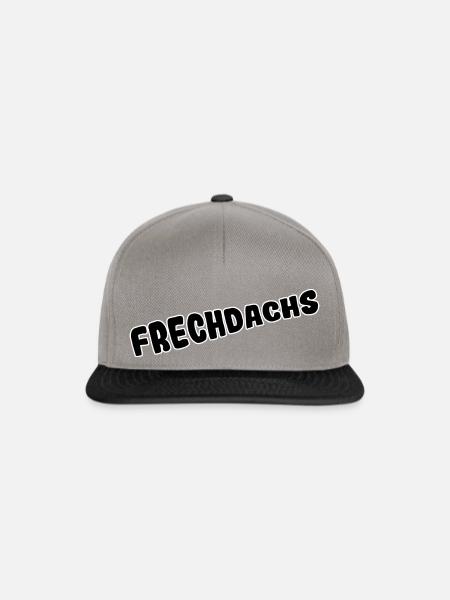Frechdachs - Snapback Cap - Graphit/Schwarz