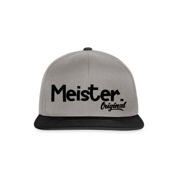 Meister - Snapback Cap - Graphit/Schwarz - Vorne