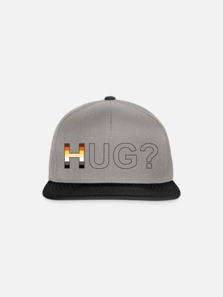 HUG black - Snapback Cap - Graphit/Schwarz