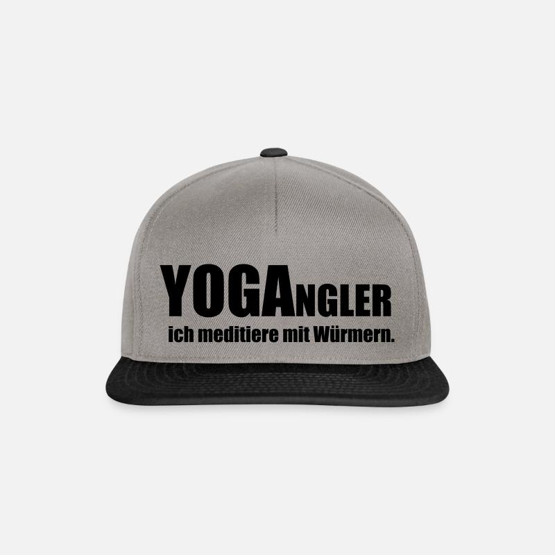 Yogangler - Snapback Cap - graphite/black