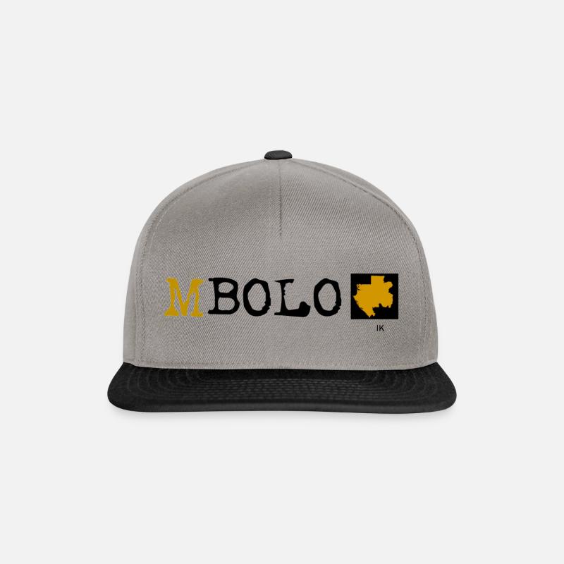 MBOLO Gabun - Snapback Cap - Graphit/Schwarz