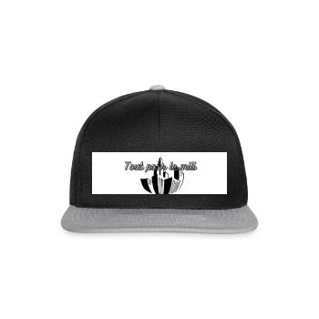 tout pour le mili - Casquette snapback - noir/gris - Devant