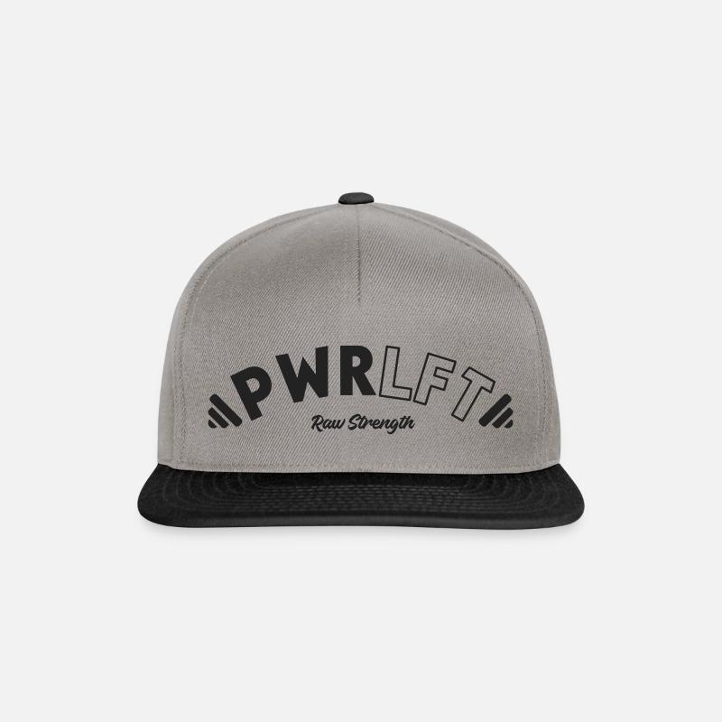 PWRLFT - Snapback Cap - graphite/black
