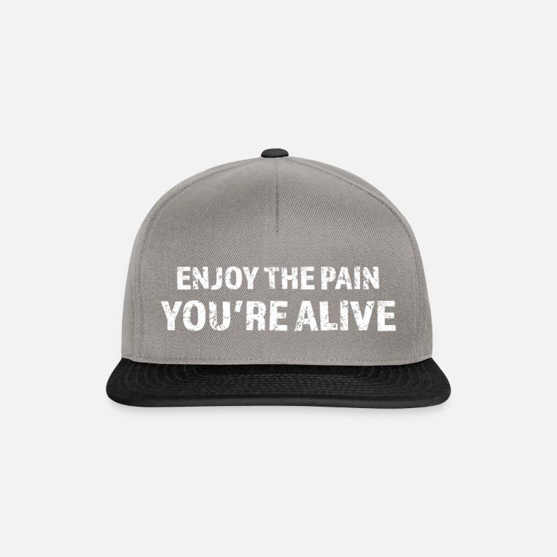 LEBENDIG 2 - Snapback Cap - Graphit/Schwarz