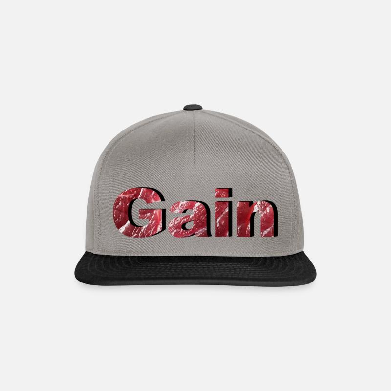 Gain - Snapback Cap - Graphit/Schwarz