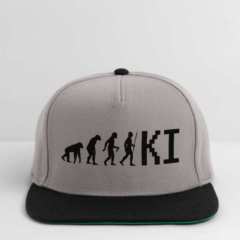 Evolution Computer Geschenk KI Snapback Cap