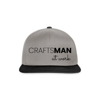 Artisan bricoleur Artisan Artisan Outil Construction - Casquette snapback - gris graphite/noir - Devant