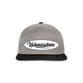 Küchenzauberer und die Magie - Snapback Cap - Graphit/Schwarz - Vorne