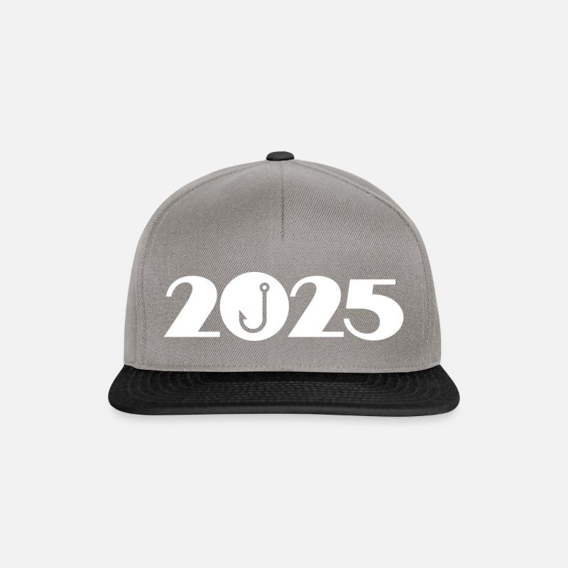 Fischer 2025, Angler 2025 - Snapback Cap - Graphit/Schwarz