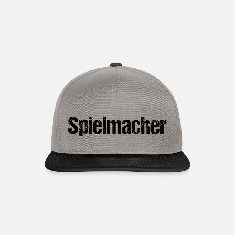 Spielmacher - Snapback Cap - Graphit/Schwarz