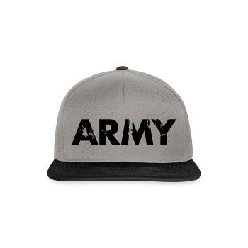 Armée! - Casquette snapback - gris graphite/noir - Devant