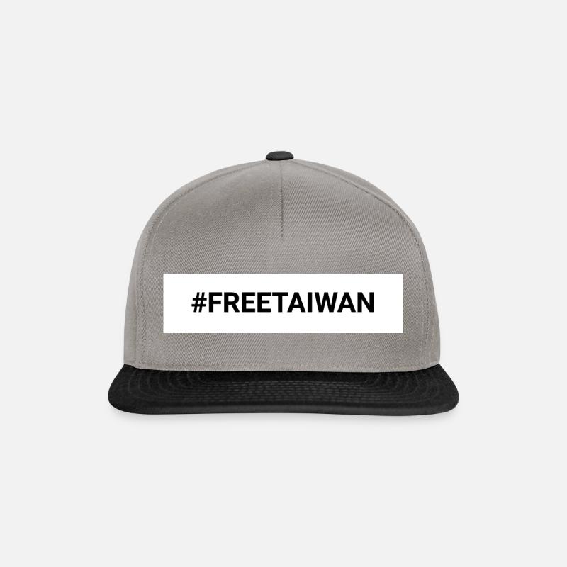 Freetaiwan - Casquette snapback - gris graphite/noir