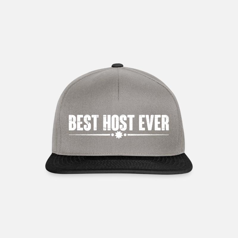 Best Host Ever 11 - Snapback Cap - Graphit/Schwarz