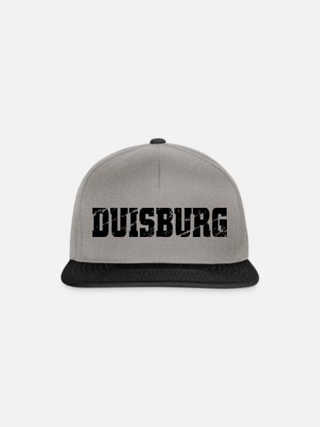 Duisburg - Snapback Cap - Graphit/Schwarz