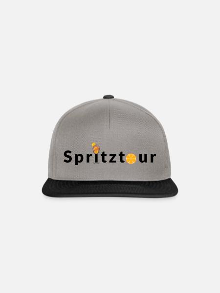 Spritztour - Snapback Cap - Graphit/Schwarz