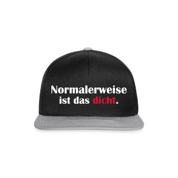 Handwerker Handyman Handwerk Werkzeug Baustelle - Snapback Cap - Schwarz/Grau - Vorne