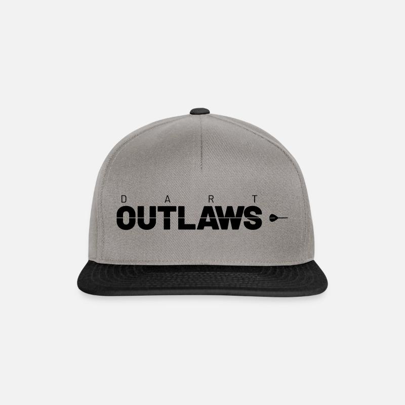 Dart fredløse - Snapback Cap - grafitgrå/sort
