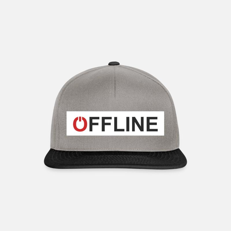 OFFLINE 2 - Snapback Cap - Graphit/Schwarz