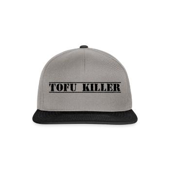 TOFU-KILLER - Snapback Cap - Graphit/Schwarz - Vorne