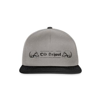 Old School - Snapback Cap - Graphit/Schwarz - Vorne