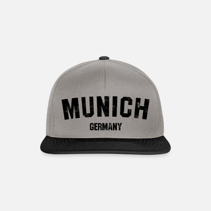 Muenchen Vintage - Snapback Cap - Graphit/Schwarz