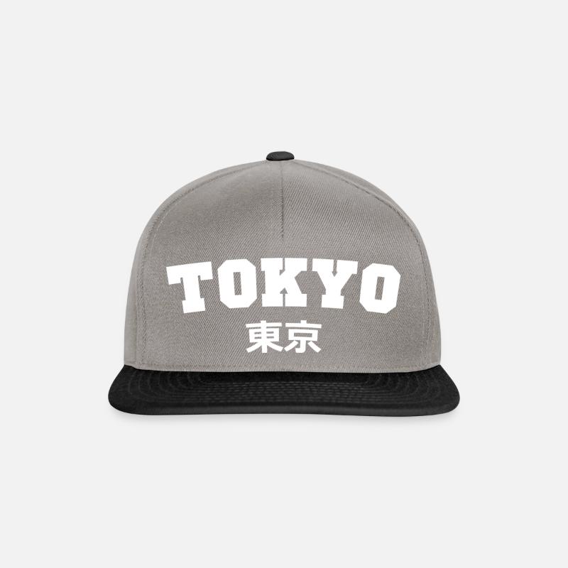 Tokyo - Snapback Cap - Graphit/Schwarz