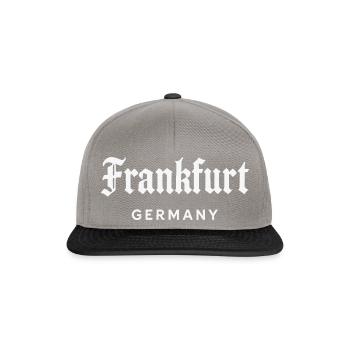 Frankfurt Germany - Snapback Cap - Graphit/Schwarz - Vorne