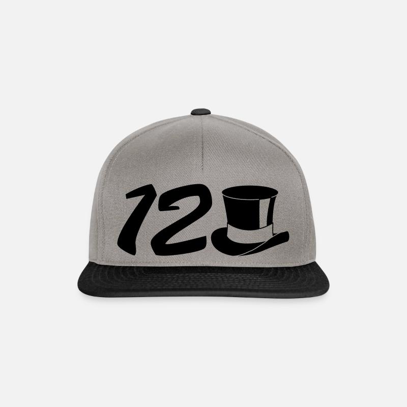 12 Zylinder - Snapback Cap - Graphit/Schwarz
