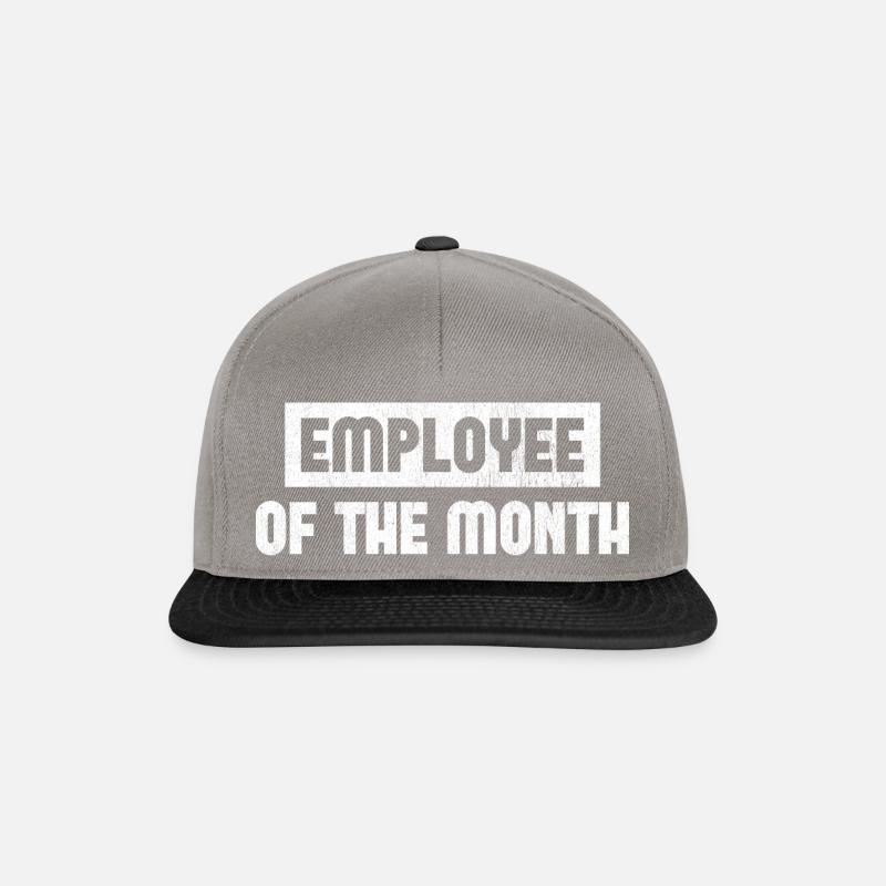 employé du mois - Casquette snapback - gris graphite/noir