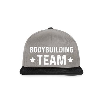 Équipe de musculation - Casquette snapback - gris graphite/noir - Devant