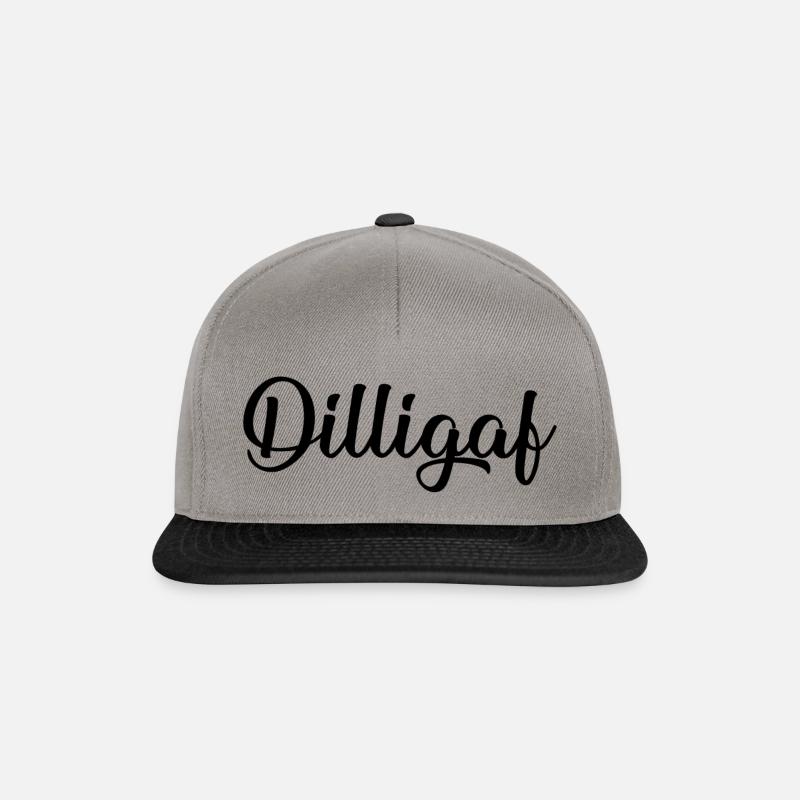 Dilligaf - Snapback Cap - Graphit/Schwarz