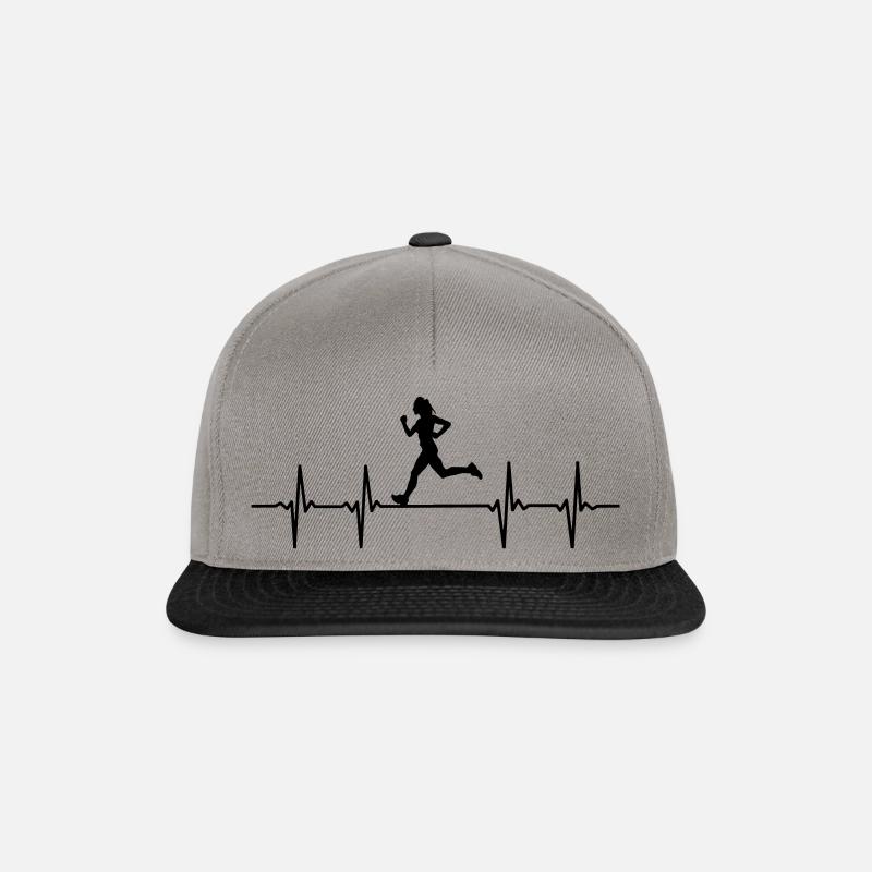 Conception de jogging Pulse - Casquette snapback - gris graphite/noir
