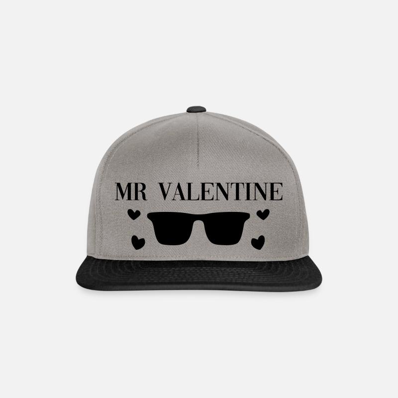 Mr Valentine - Snapback Cap - Graphit/Schwarz