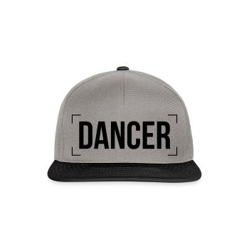 Dancer dance dancer ballerina gift - Snapback Cap - graphite/black - Front