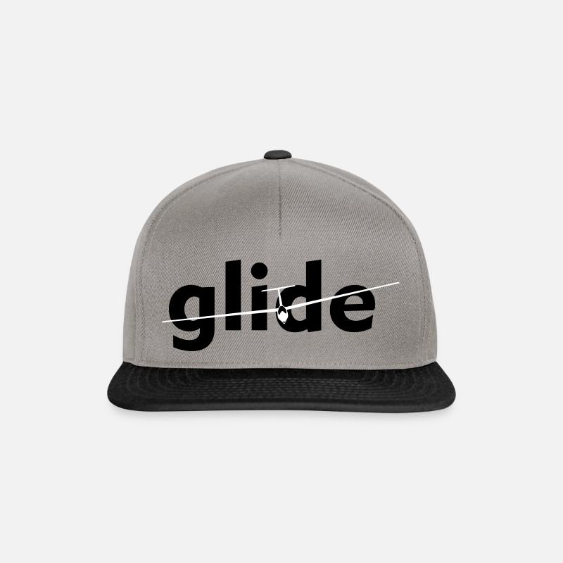 Planeur Planeur Planeur Planeur Pilote - Casquette snapback - gris graphite/noir