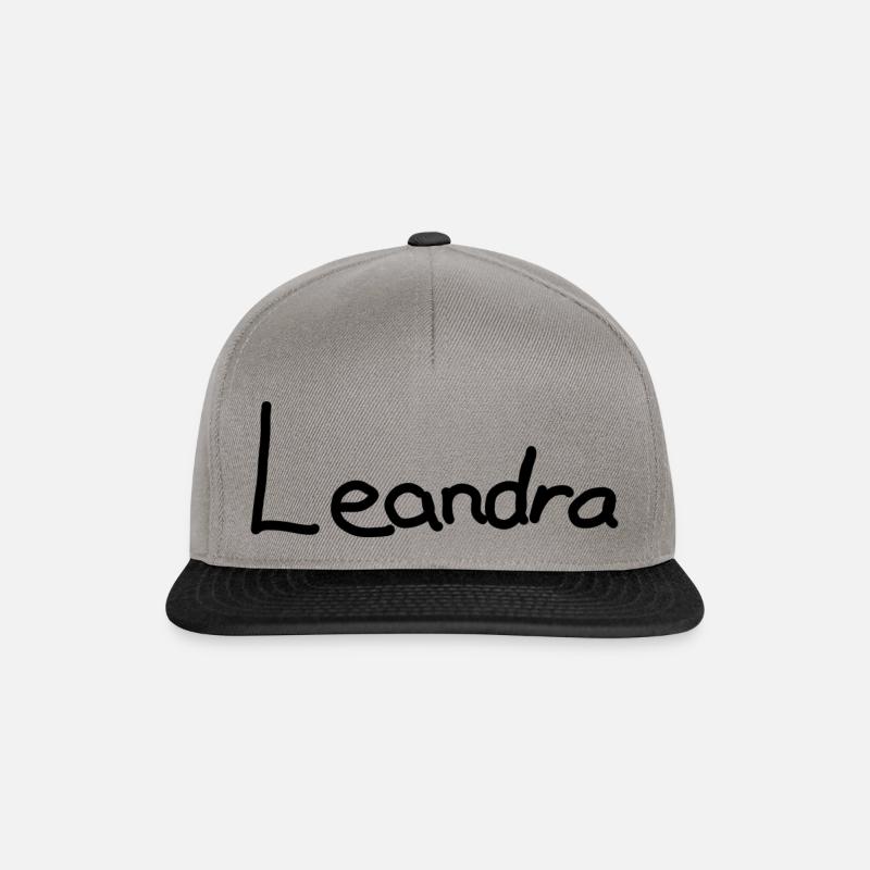 Leandra - Snapback Cap - graphite/black