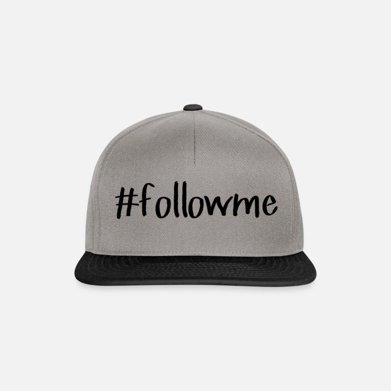 followme - Snapback Cap - graphite/black