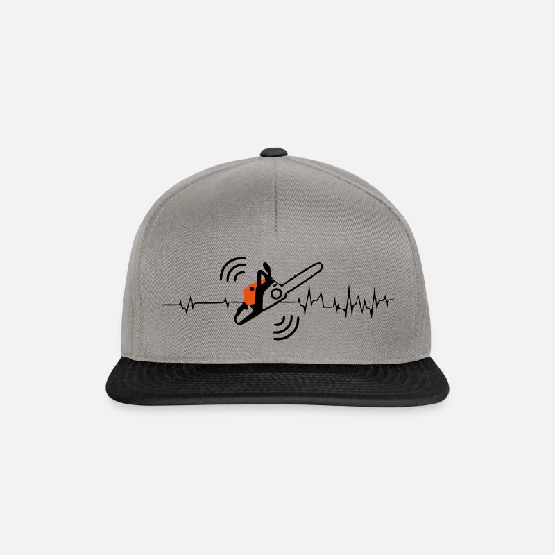 chainsaw - Snapback Cap - graphite/black