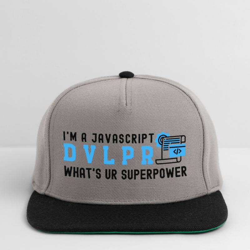 I'm a Javascript Developer what's your Superpower Snapback Cap