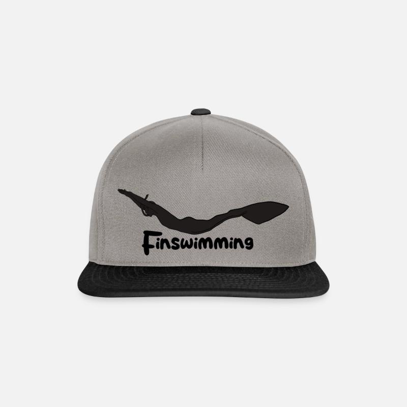 Finswimming - Snapback Cap - Graphit/Schwarz