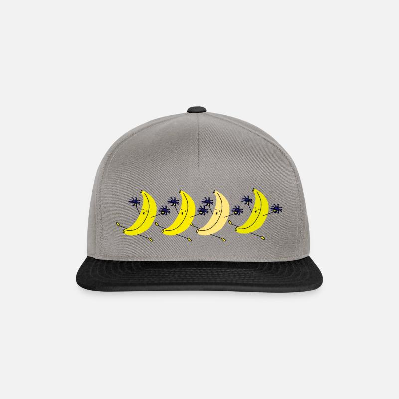 BANANE LIBRE - Casquette snapback - gris graphite/noir