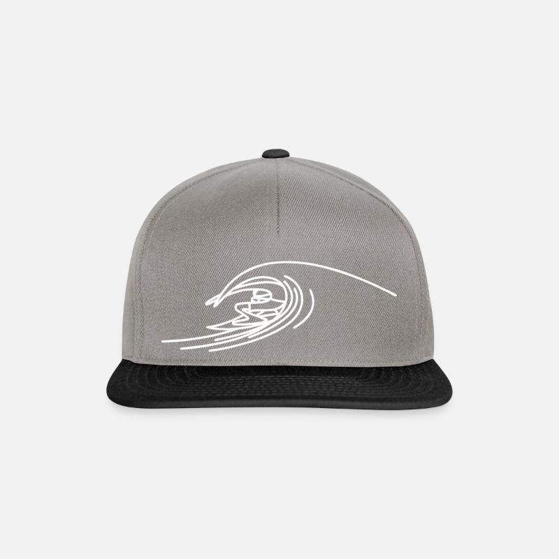 ripthecurl - Snapback Cap - Graphit/Schwarz