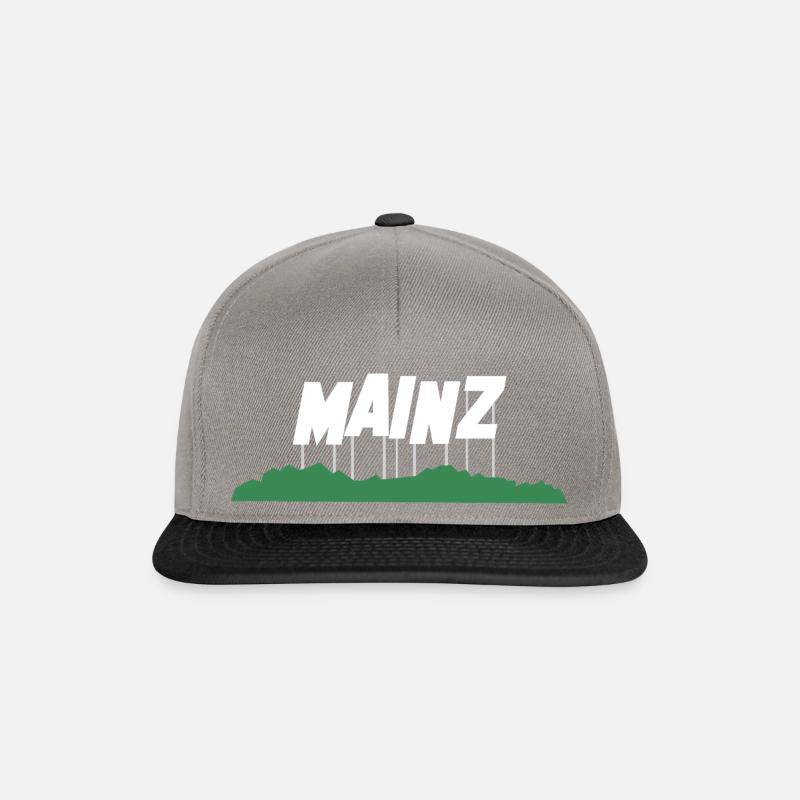 Mainz Deutschland - Snapback Cap - Graphit/Schwarz