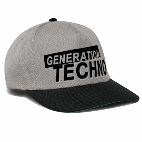 Generation Techno png - Snapback Cap