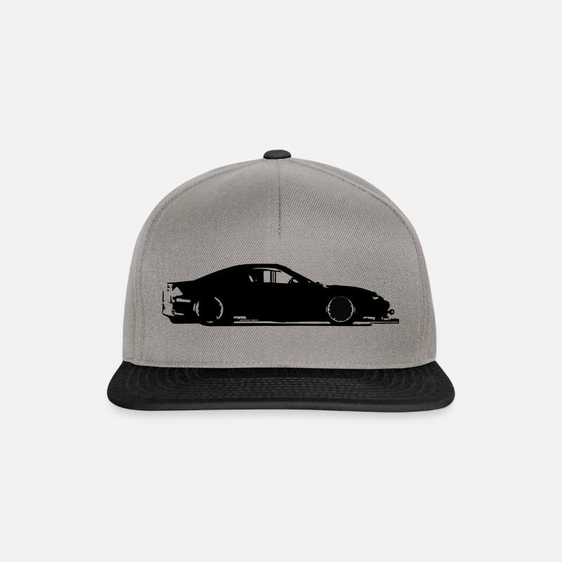Silvia S14 S15 - Snapback Cap - Graphit/Schwarz
