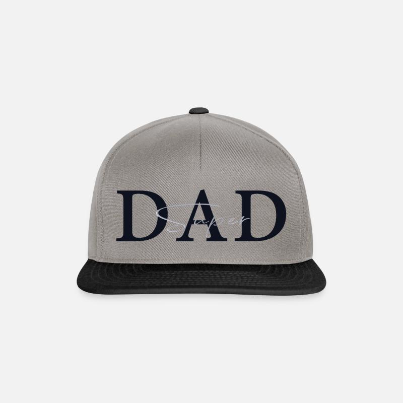 SuperDad - Casquette snapback - gris graphite/noir